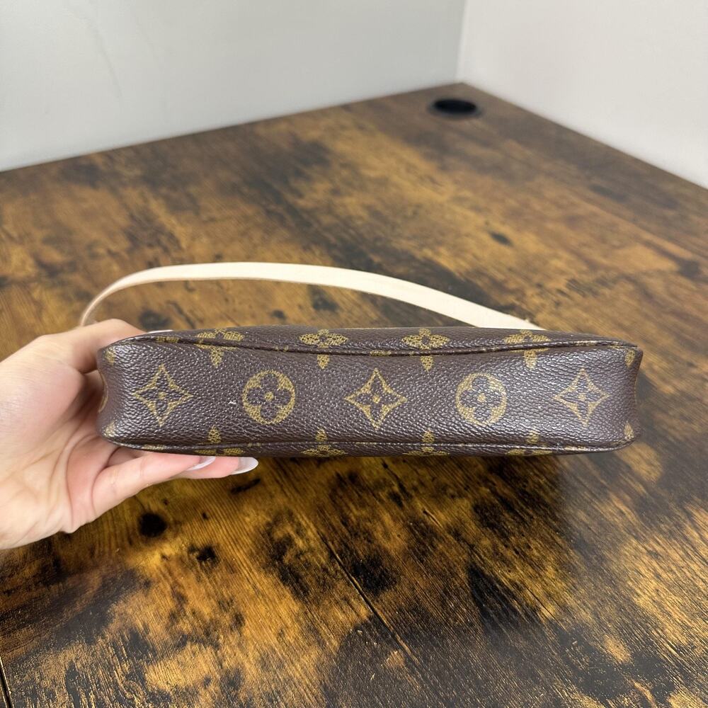 Louis Vuitton Monogram Canvas Brown & Tan Satchel (NOT LV STRAP) - Picture 8 of 16